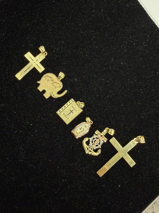 10KT Solid Gold Pendants