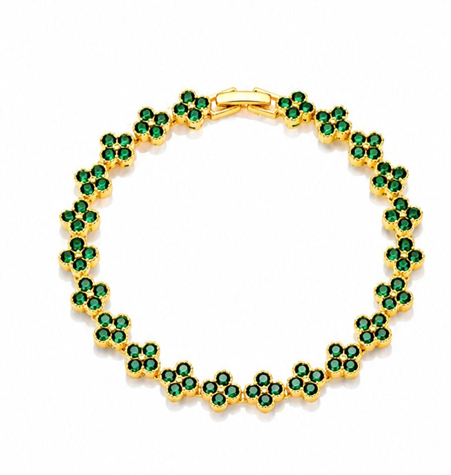 Faith Over Luck Clover Bracelets