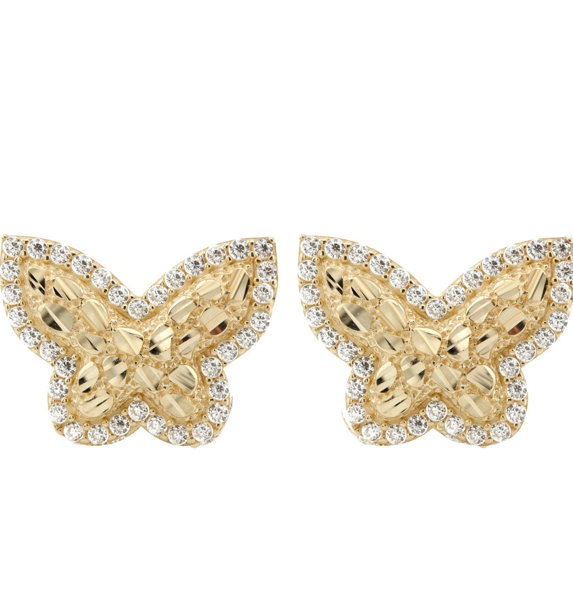 Butterfly Nuggets with Natural Diamonds