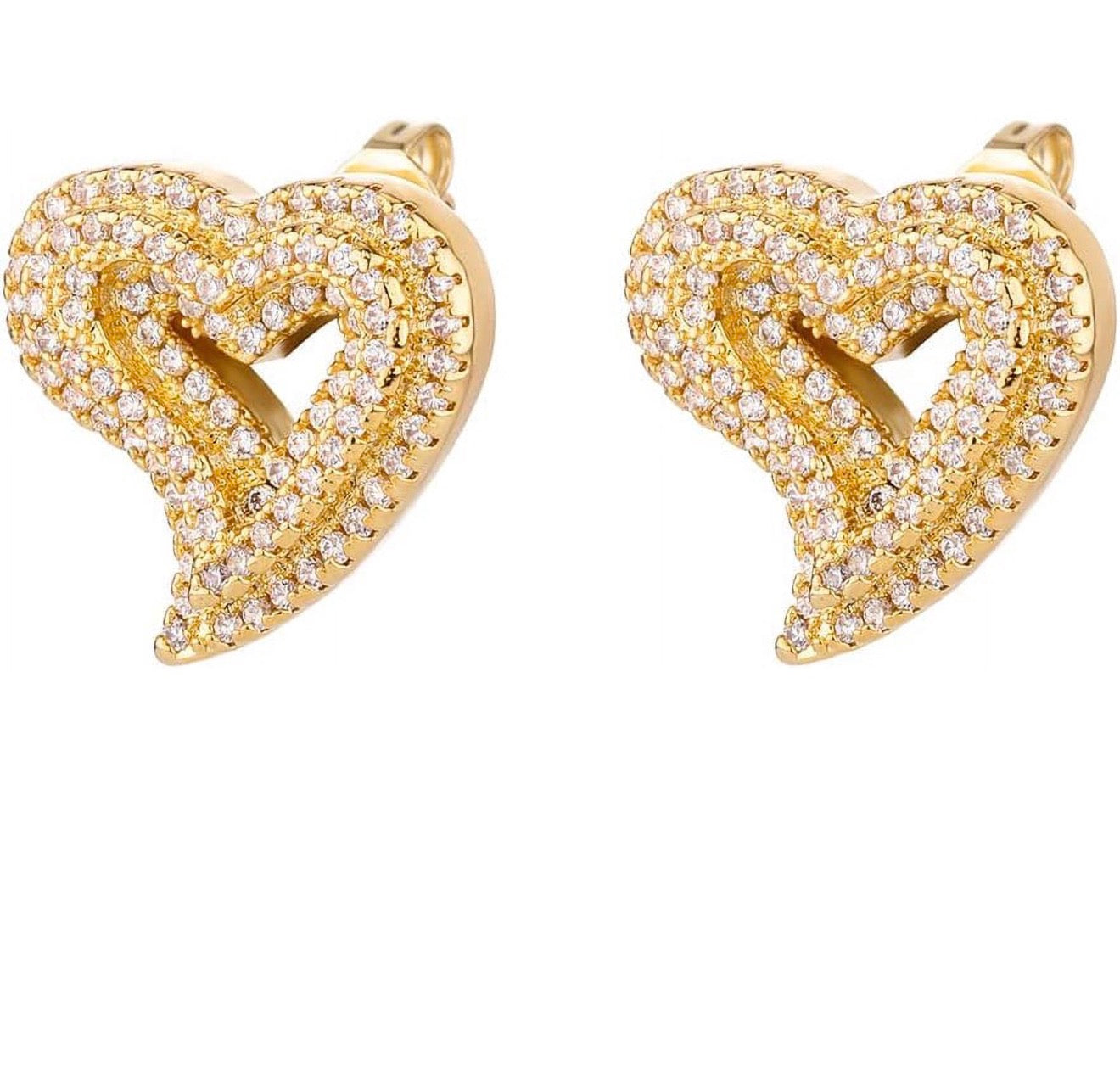 Hearts on Edge Earrings