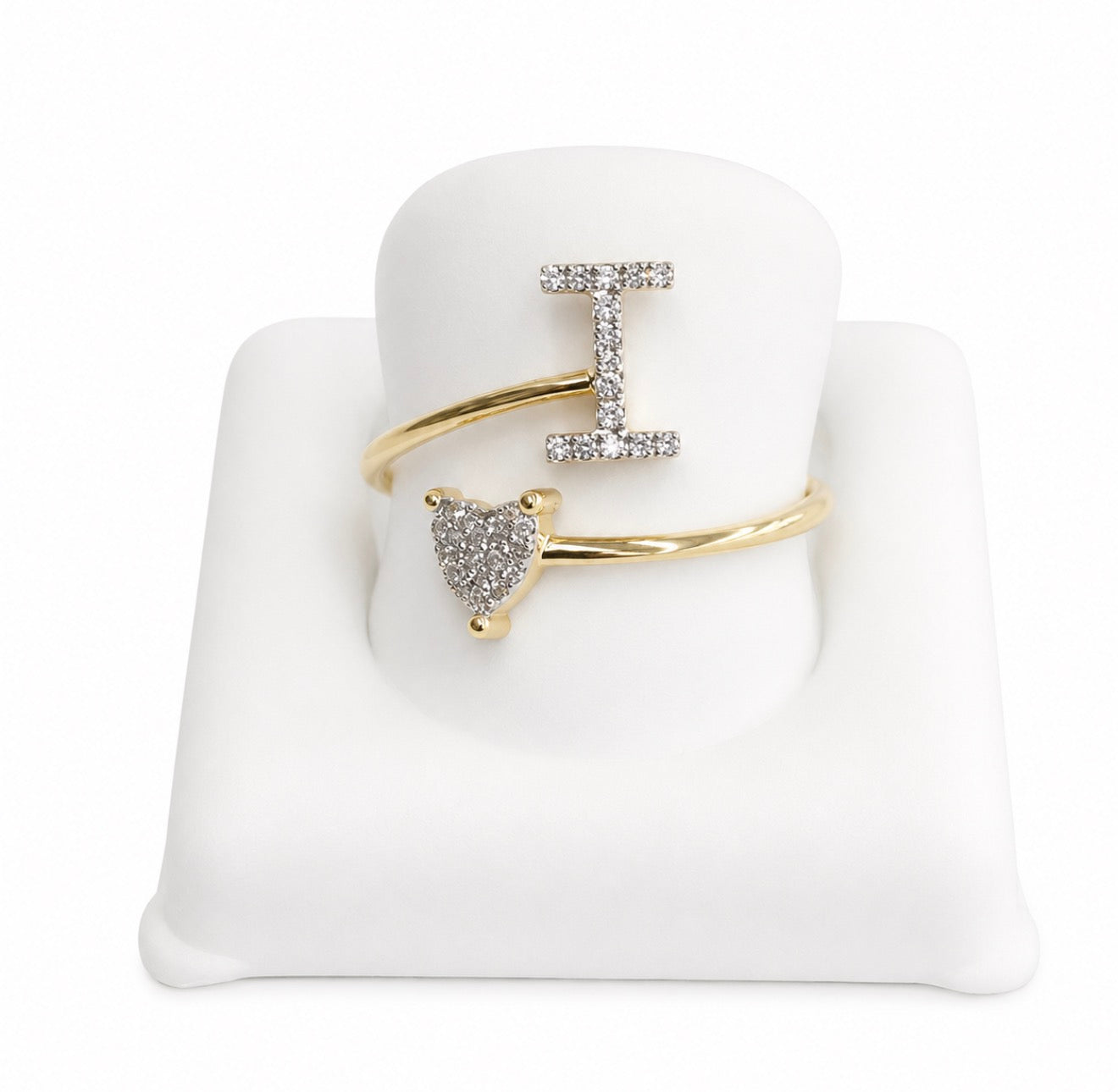 Open Heart Initial Ring