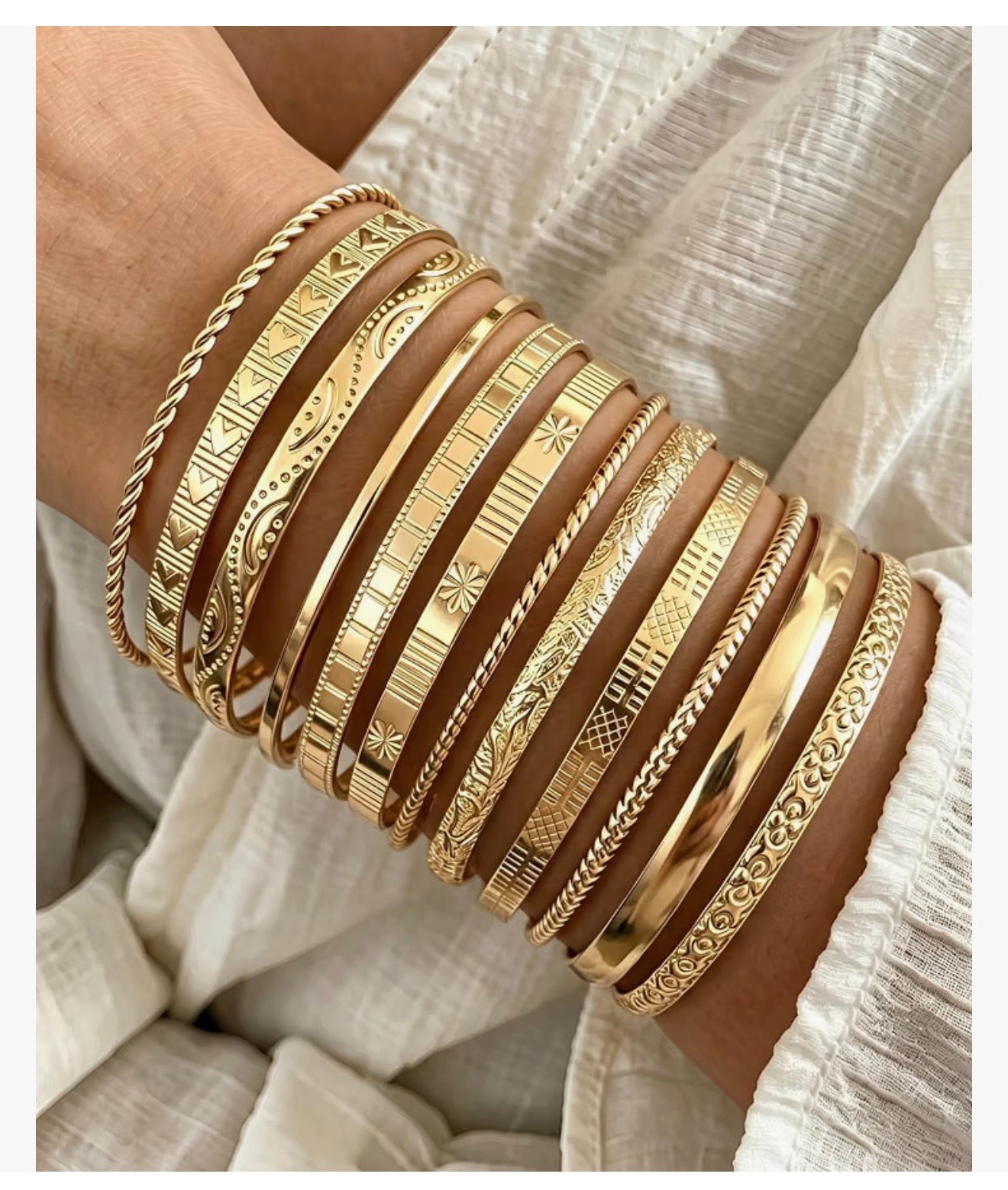 Wild Soul Adjustable Bangles (Set of 4)