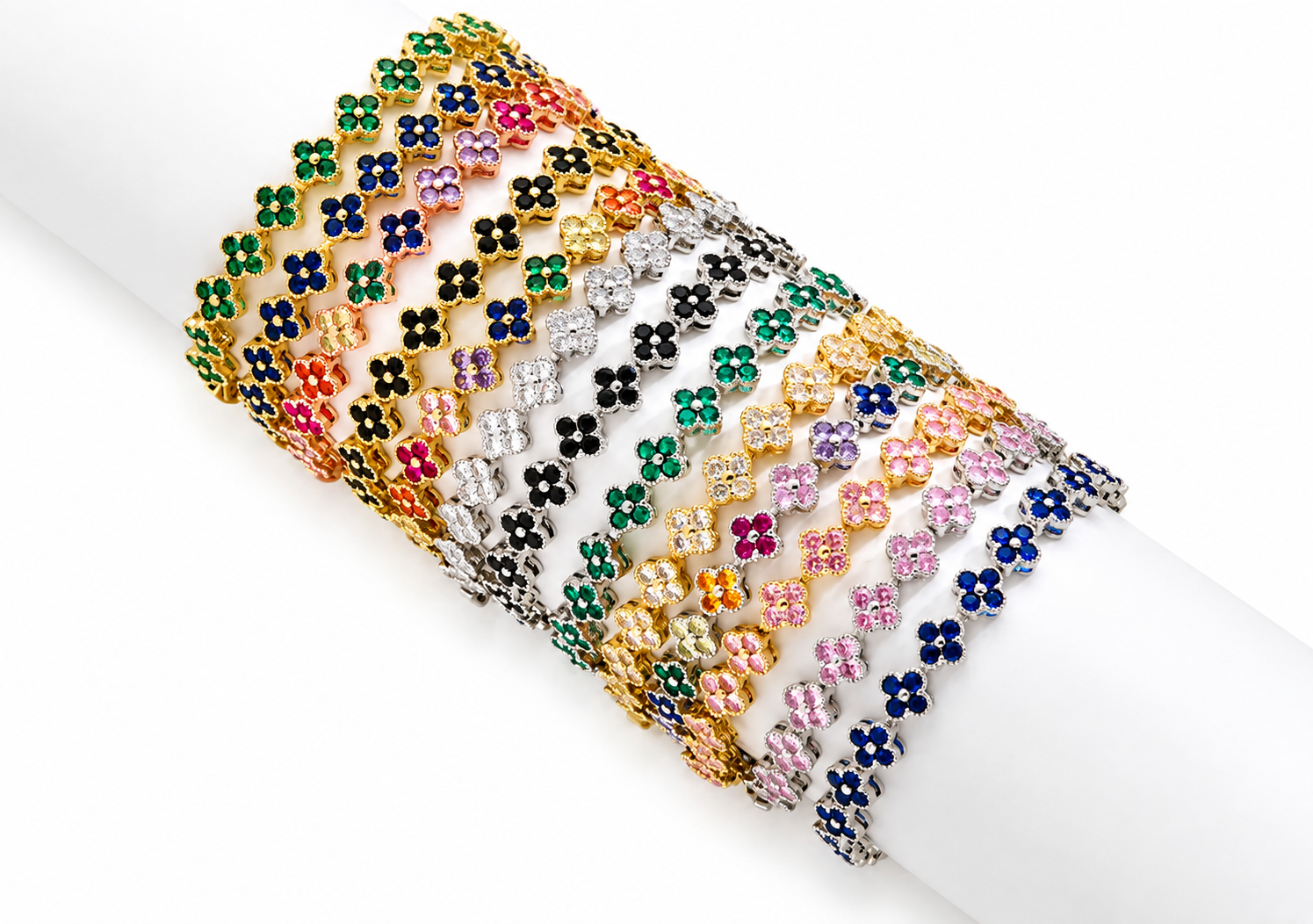 Faith Over Luck Clover Bracelets