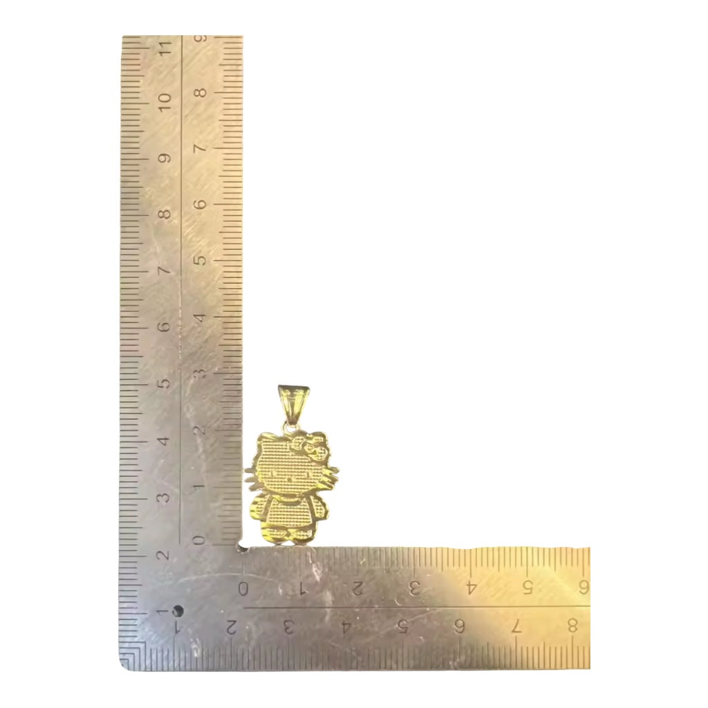 Golden Kitty Pendant